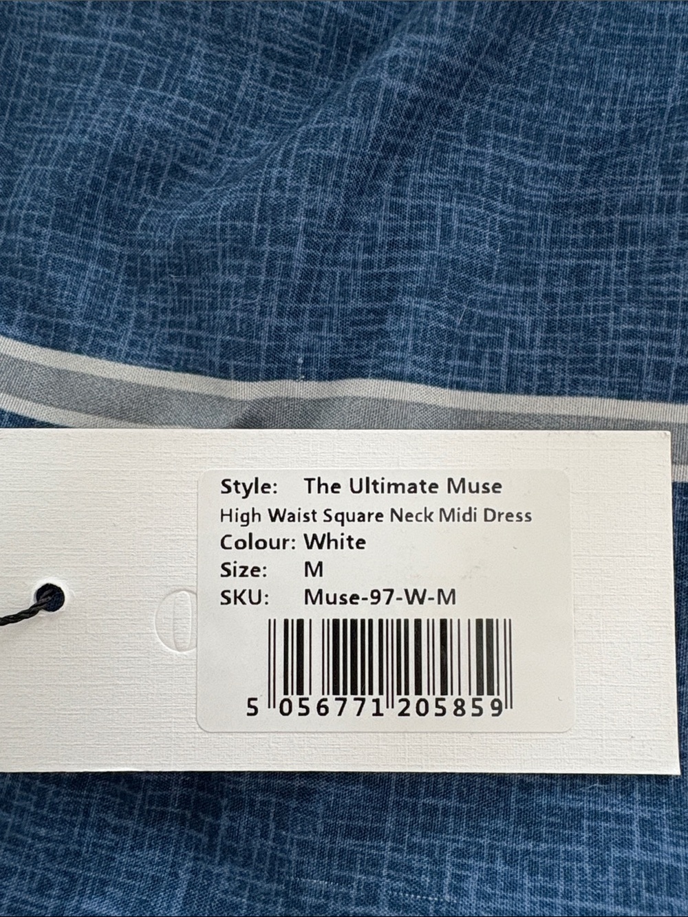 Odd Muse Square Neck Midi Dress - Picture 14 of 14